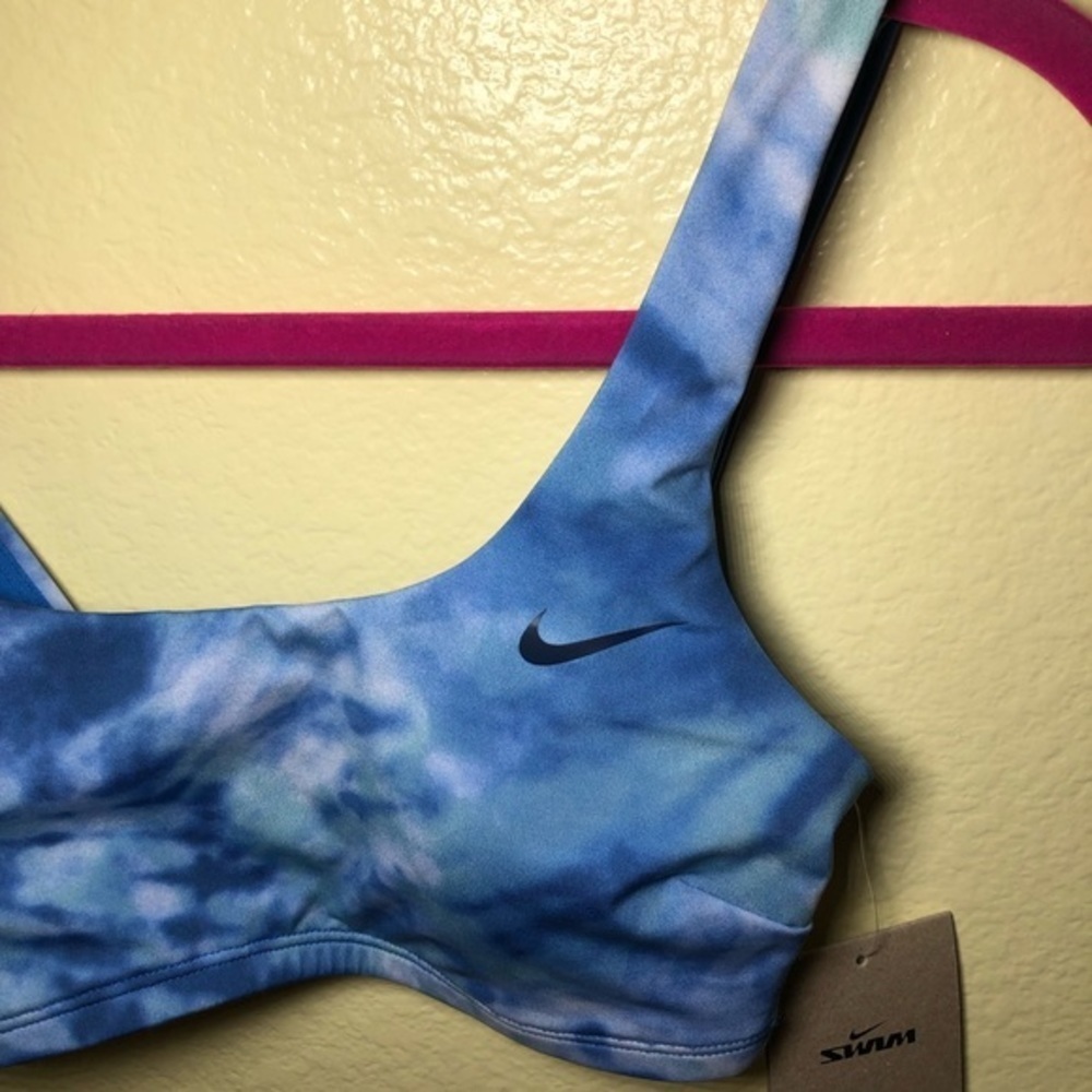 NIKE‎ Tie Dye Scoop Neck Bikini Top size S - Picture 4 of 7